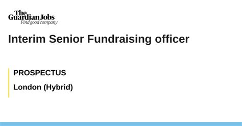 guardian charity jobs|Charities Senior executive jobs .